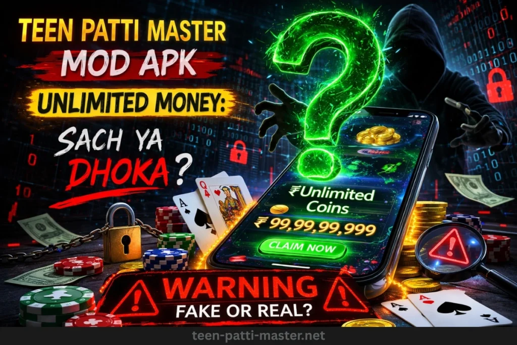 Teen Patti Master Mod APK Security Warning